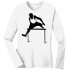1-DAY RUSH NO MINIMUM Ladies Long Sleeve Crew Neck T-Shirt Thumbnail