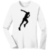 1-DAY RUSH NO MINIMUM Ladies Long Sleeve Crew Neck T-Shirt Thumbnail