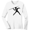 1-DAY RUSH NO MINIMUM Ladies Long Sleeve Crew Neck T-Shirt Thumbnail