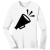 1-DAY RUSH NO MINIMUM Ladies Long Sleeve Crew Neck T-Shirt Thumbnail
