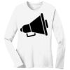 1-DAY RUSH NO MINIMUM Ladies Long Sleeve Crew Neck T-Shirt Thumbnail