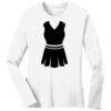 1-DAY RUSH NO MINIMUM Ladies Long Sleeve Crew Neck T-Shirt Thumbnail
