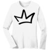 1-DAY RUSH NO MINIMUM Ladies Long Sleeve Crew Neck T-Shirt Thumbnail
