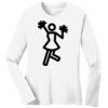 1-DAY RUSH NO MINIMUM Ladies Long Sleeve Crew Neck T-Shirt Thumbnail