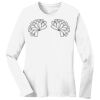 1-DAY RUSH NO MINIMUM Ladies Long Sleeve Crew Neck T-Shirt Thumbnail
