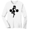 1-DAY RUSH NO MINIMUM Ladies Long Sleeve Crew Neck T-Shirt Thumbnail