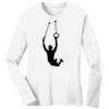 1-DAY RUSH NO MINIMUM Ladies Long Sleeve Crew Neck T-Shirt Thumbnail