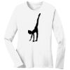 1-DAY RUSH NO MINIMUM Ladies Long Sleeve Crew Neck T-Shirt Thumbnail