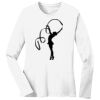1-DAY RUSH NO MINIMUM Ladies Long Sleeve Crew Neck T-Shirt Thumbnail