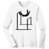 1-DAY RUSH NO MINIMUM Ladies Long Sleeve Crew Neck T-Shirt Thumbnail