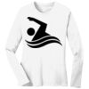 1-DAY RUSH NO MINIMUM Ladies Long Sleeve Crew Neck T-Shirt Thumbnail