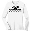 1-DAY RUSH NO MINIMUM Ladies Long Sleeve Crew Neck T-Shirt Thumbnail