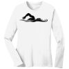 1-DAY RUSH NO MINIMUM Ladies Long Sleeve Crew Neck T-Shirt Thumbnail