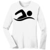 1-DAY RUSH NO MINIMUM Ladies Long Sleeve Crew Neck T-Shirt Thumbnail