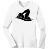 1-DAY RUSH NO MINIMUM Ladies Long Sleeve Crew Neck T-Shirt Thumbnail