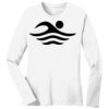 1-DAY RUSH NO MINIMUM Ladies Long Sleeve Crew Neck T-Shirt Thumbnail