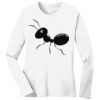 1-DAY RUSH NO MINIMUM Ladies Long Sleeve Crew Neck T-Shirt Thumbnail