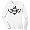 1-DAY RUSH NO MINIMUM Ladies Long Sleeve Crew Neck T-Shirt Thumbnail