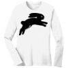 1-DAY RUSH NO MINIMUM Ladies Long Sleeve Crew Neck T-Shirt Thumbnail