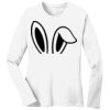 1-DAY RUSH NO MINIMUM Ladies Long Sleeve Crew Neck T-Shirt Thumbnail