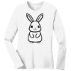 1-DAY RUSH NO MINIMUM Ladies Long Sleeve Crew Neck T-Shirt Thumbnail