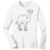 1-DAY RUSH NO MINIMUM Ladies Long Sleeve Crew Neck T-Shirt Thumbnail