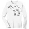 1-DAY RUSH NO MINIMUM Ladies Long Sleeve Crew Neck T-Shirt Thumbnail