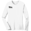 1-DAY RUSH NO MINIMUM Ladies Long Sleeve Crew Neck T-Shirt Thumbnail
