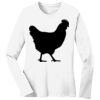 1-DAY RUSH NO MINIMUM Ladies Long Sleeve Crew Neck T-Shirt Thumbnail