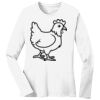 1-DAY RUSH NO MINIMUM Ladies Long Sleeve Crew Neck T-Shirt Thumbnail