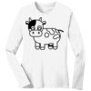 1-DAY RUSH NO MINIMUM Ladies Long Sleeve Crew Neck T-Shirt Thumbnail
