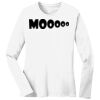 1-DAY RUSH NO MINIMUM Ladies Long Sleeve Crew Neck T-Shirt Thumbnail