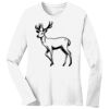 1-DAY RUSH NO MINIMUM Ladies Long Sleeve Crew Neck T-Shirt Thumbnail