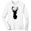 1-DAY RUSH NO MINIMUM Ladies Long Sleeve Crew Neck T-Shirt Thumbnail
