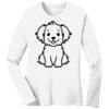 1-DAY RUSH NO MINIMUM Ladies Long Sleeve Crew Neck T-Shirt Thumbnail