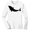 1-DAY RUSH NO MINIMUM Ladies Long Sleeve Crew Neck T-Shirt Thumbnail
