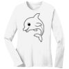 1-DAY RUSH NO MINIMUM Ladies Long Sleeve Crew Neck T-Shirt Thumbnail