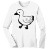 1-DAY RUSH NO MINIMUM Ladies Long Sleeve Crew Neck T-Shirt Thumbnail