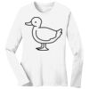 1-DAY RUSH NO MINIMUM Ladies Long Sleeve Crew Neck T-Shirt Thumbnail