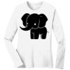 1-DAY RUSH NO MINIMUM Ladies Long Sleeve Crew Neck T-Shirt Thumbnail