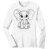 1-DAY RUSH NO MINIMUM Ladies Long Sleeve Crew Neck T-Shirt Thumbnail