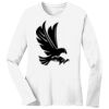 1-DAY RUSH NO MINIMUM Ladies Long Sleeve Crew Neck T-Shirt Thumbnail