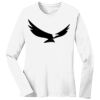 1-DAY RUSH NO MINIMUM Ladies Long Sleeve Crew Neck T-Shirt Thumbnail