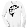 1-DAY RUSH NO MINIMUM Ladies Long Sleeve Crew Neck T-Shirt Thumbnail