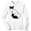 1-DAY RUSH NO MINIMUM Ladies Long Sleeve Crew Neck T-Shirt Thumbnail