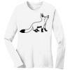 1-DAY RUSH NO MINIMUM Ladies Long Sleeve Crew Neck T-Shirt Thumbnail
