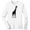 1-DAY RUSH NO MINIMUM Ladies Long Sleeve Crew Neck T-Shirt Thumbnail