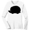 1-DAY RUSH NO MINIMUM Ladies Long Sleeve Crew Neck T-Shirt Thumbnail
