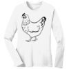 1-DAY RUSH NO MINIMUM Ladies Long Sleeve Crew Neck T-Shirt Thumbnail