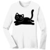 1-DAY RUSH NO MINIMUM Ladies Long Sleeve Crew Neck T-Shirt Thumbnail